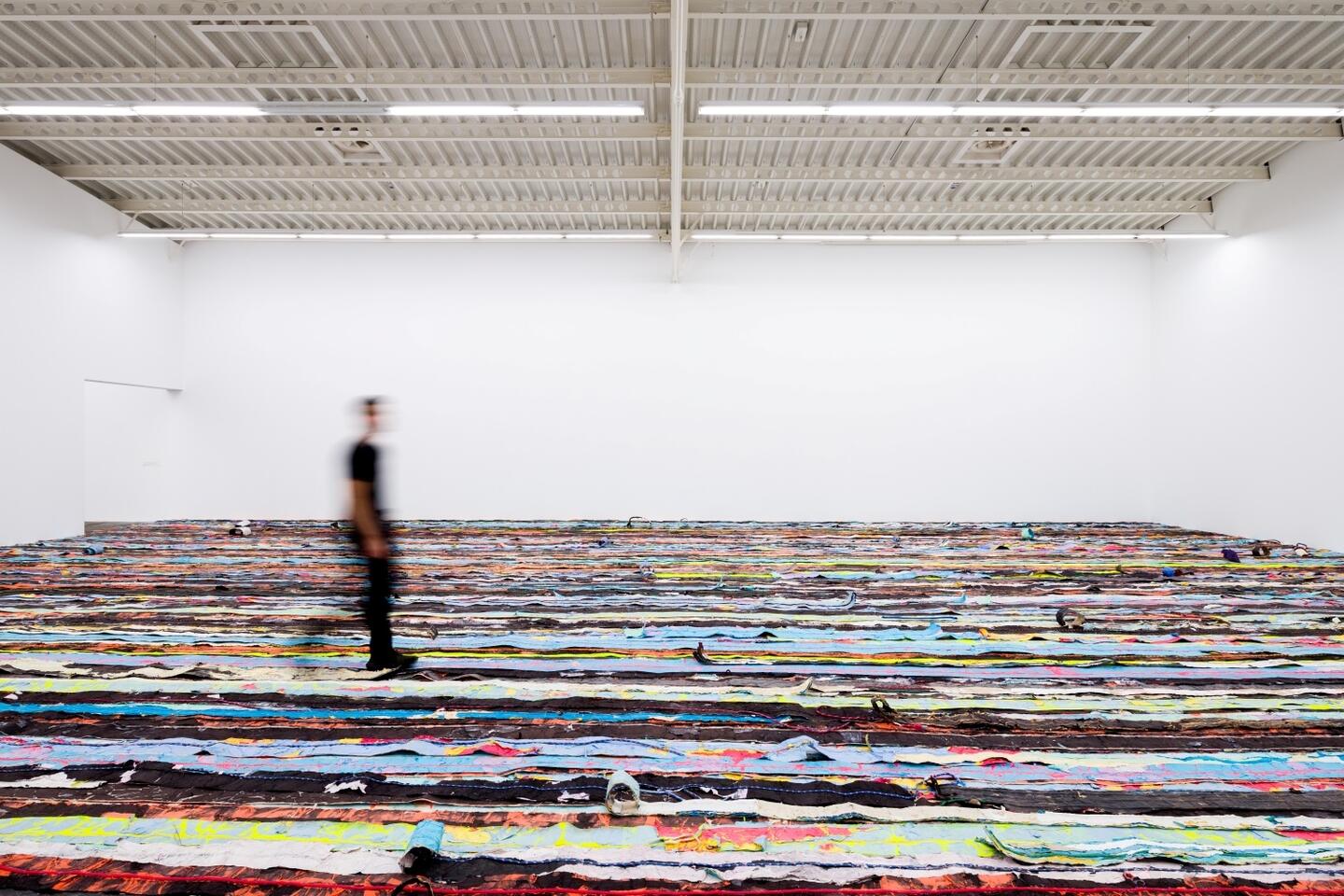 Mark Bradford, Float, 2019