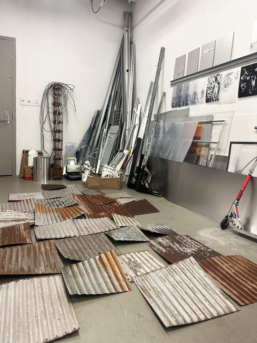 Eugene Jung’s studio. Courtesy: the artist