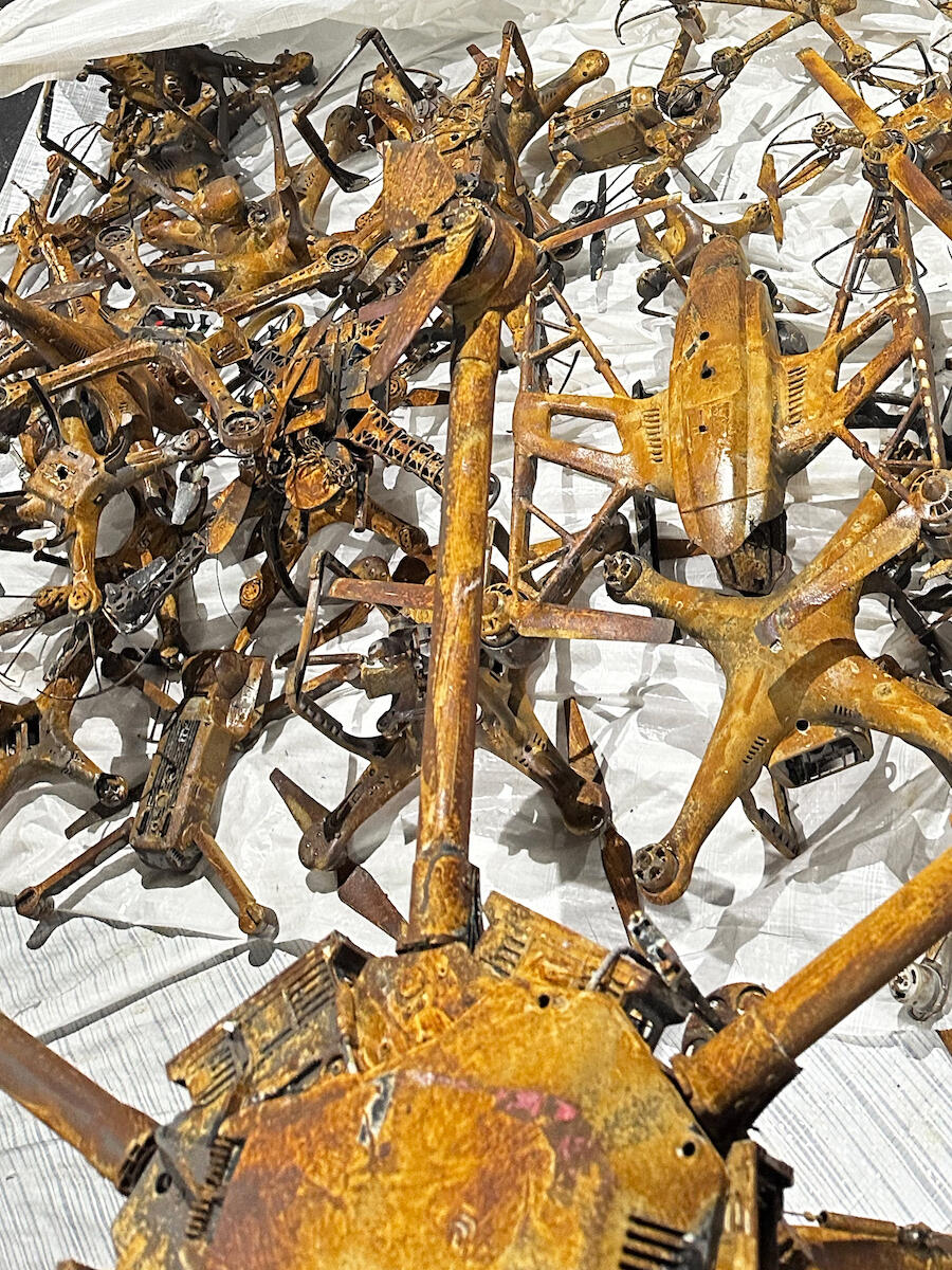 Eugene Jung’s studio. Courtesy: the artist