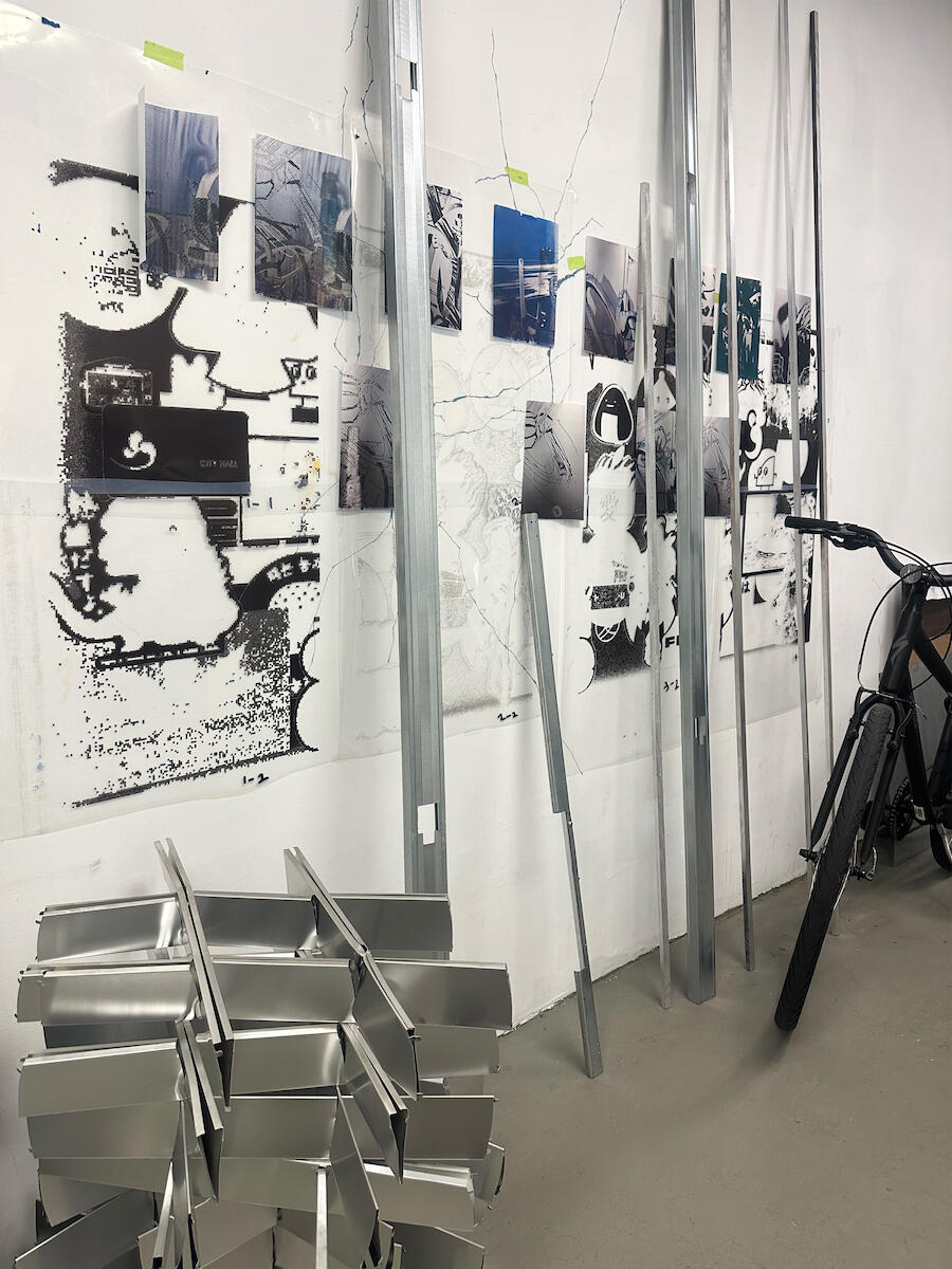 Eugene Jung’s studio. Courtesy: the artist