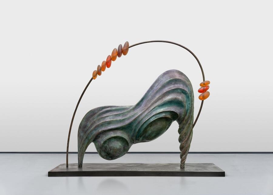 Camille Henrot, 73 / 37 (Abacus) 2024 Bronze, resin, rubber 210 x 272 x 100 cm / 82 5/8 x 107 1/8 x 39 3/8 in Photo: Nicolas Brasseur