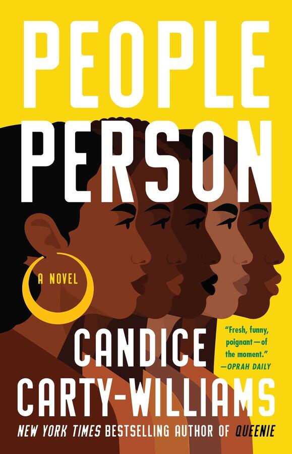 Candice Carty-Williams, book cover for People Person, 2022. Courtesy: Simon & Schuster