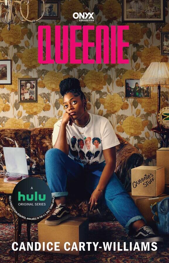 Candice Carty-Williams, book cover for Queenie, 2019. Courtesy: Simon & Schuster