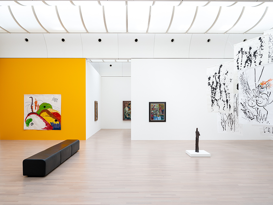Your Museum! Your Collection! Masterpieces from Etel Adnan to Andy Warhol, exhibition view, Kunstsammlung Nordrhein-Westfalen, 2024, Photo: Linda Inconi